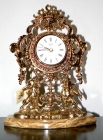 Magnífico y exclusivo reloj de bronce con acabado en oro de ley, - mejor precio | unprecio.es