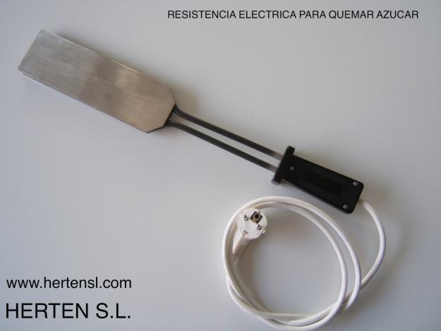 Quemador de azucar portatil - resistencia electrica para quemar azucar-