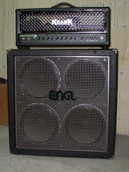 Cabezal de guitarra Krank Krankenstein + ENGL 4x12