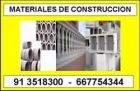 VENTA BLOQUES PREFABRICADOS HORMIGON madrid 91 3518300 - 667754344 - mejor precio | unprecio.es