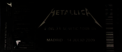 Regalo entradas metallica