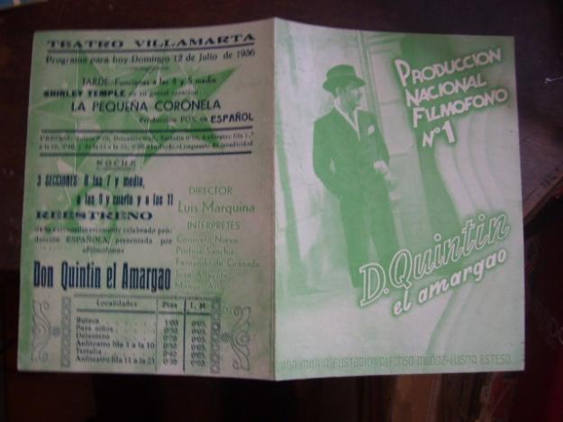LOTE DE 267 APROX DE FOLLETOS DE MANO CON C/P  SON DEL PRINCIPAL CINEMA DE VELEZ-MALAGA