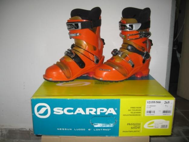 vendo botas travesia scarpa f3 nº 26,5 impecables