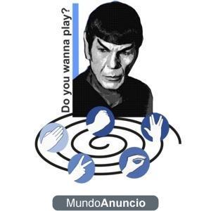 Camiseta Piedra, Papel, Tijeras, Lagarto, Spock