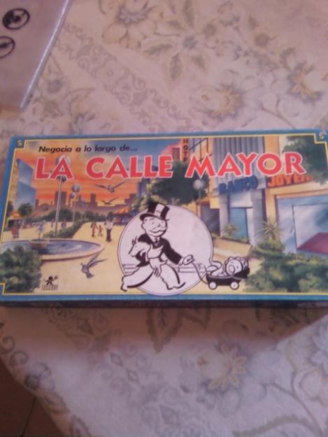 JUEGO DE BORRAS TIPO MONOPOLY AÑO 85 LA CALLE MAYOR