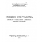 Enrique José Varona, crítica y creación literaria. Prólogo por C. Ripoll. --- Hispanova de Ediciones, 1976, Madrid. - mejor precio | unprecio.es