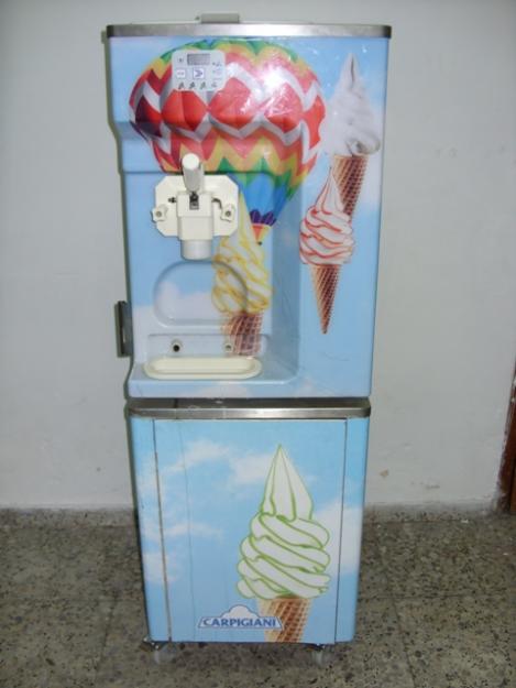 Maquinaria de heladería.