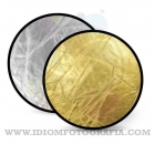 Reflector plegable redondo 2 en 1 de 110cm de diametro - mejor precio | unprecio.es