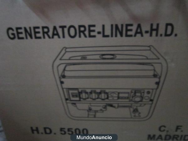 grupo eletrogeno sin uso 5500w trifasico y monofasico linea HD