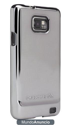 Case-Mate Barely There - Carcasa para Samsung Galaxy S2, color plateado