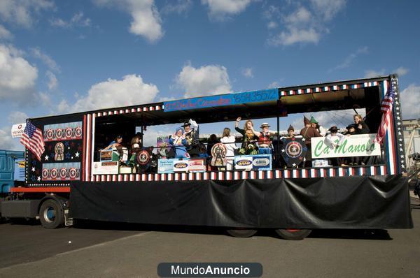 Carroza para Carnaval 12m (se vende)