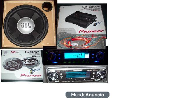 Equipo audio tuning car Pioneer