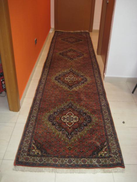 Alfombra Persa Bidjar con Certificado! Perf. estado!!! 88x388cm