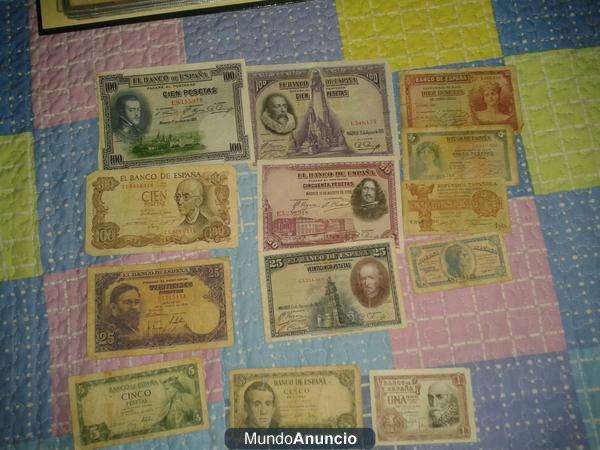 LOTE BILLETES PESETA