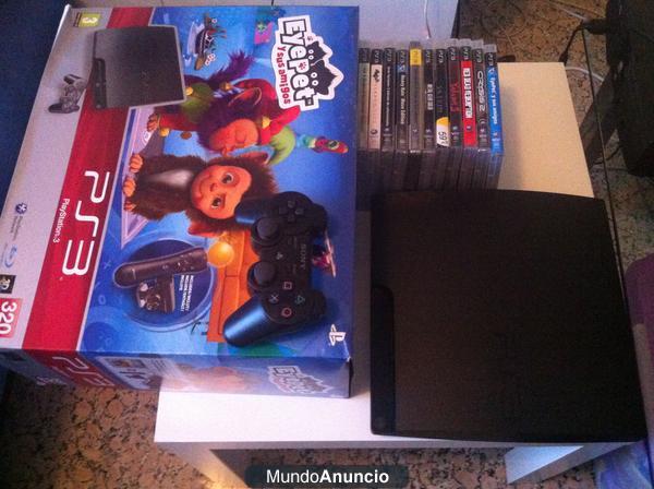 Playstation 3 320 gbs Eyepet edition con 11 juegos