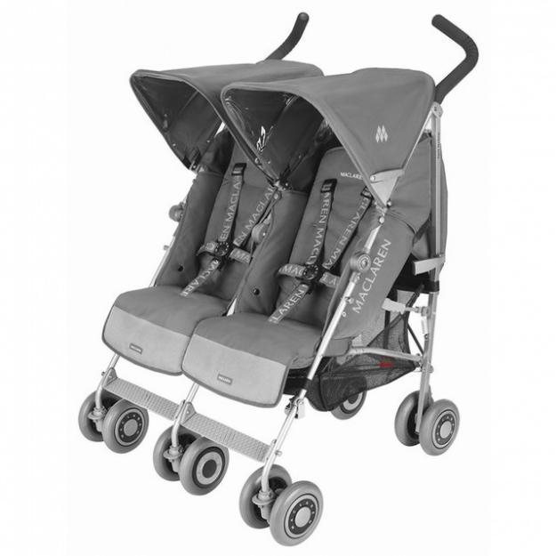 vendo silla maclaren twin techno gris nueva