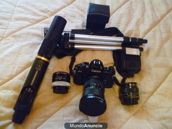 equipo completo de fotografia canon