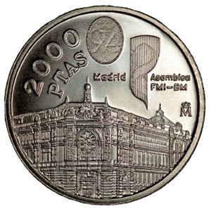 Ocasion moneda de plata de 2000 pesetas s/c AÑO 1994