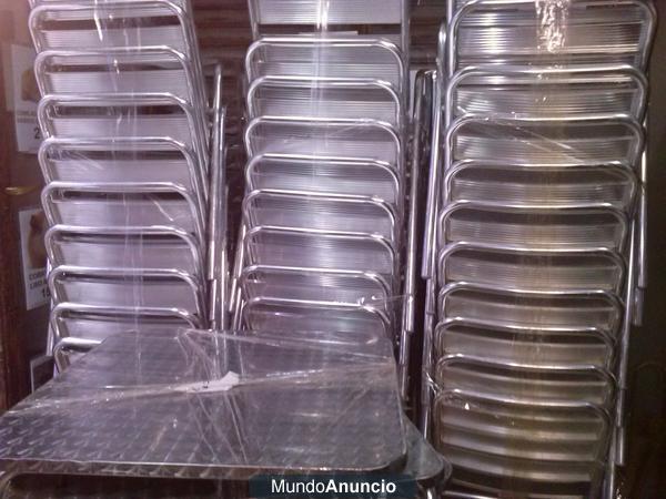 vendo sillas de metal perfecta para exteriores 10€ cada una