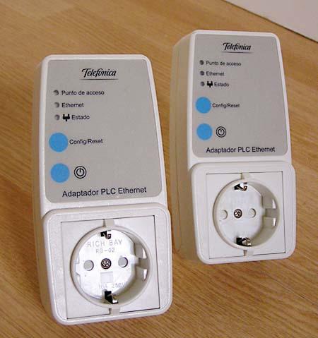 Pareja de adptadores PCL ethernet comtrend telefonica