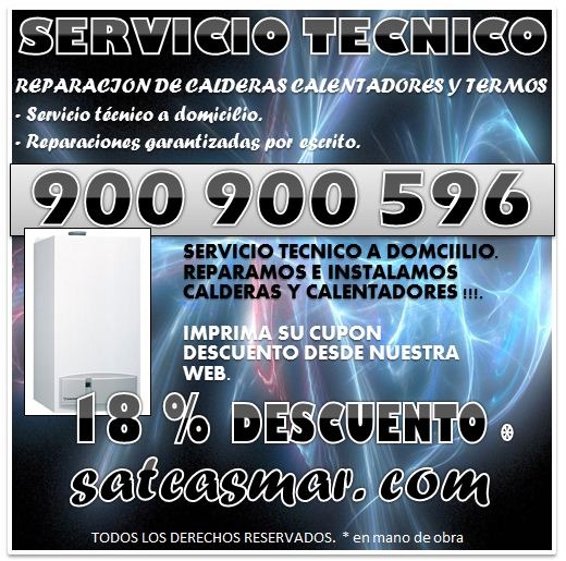 Vaillant servicio tecnico 900 901 074 barcelona, reparacion calentadores y calderas