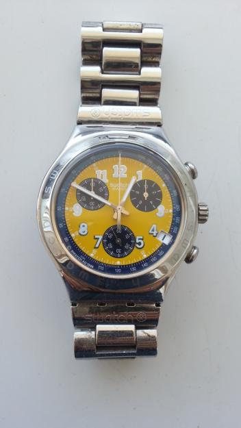 Reloj Swatch Irony Chrono año 1998 - Secret Agent EU - Nuevo - Caja