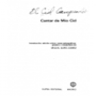 Cantar de Mio Cid. Introducción de Miguel Garci-Gómez. --- CUPSA, Colección - mejor precio | unprecio.es