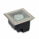 Leds C4 Gea Empotrable suelo cuadrado 3x1W LED Blanco 6000ºK IP67 - iLamparas.com - mejor precio | unprecio.es