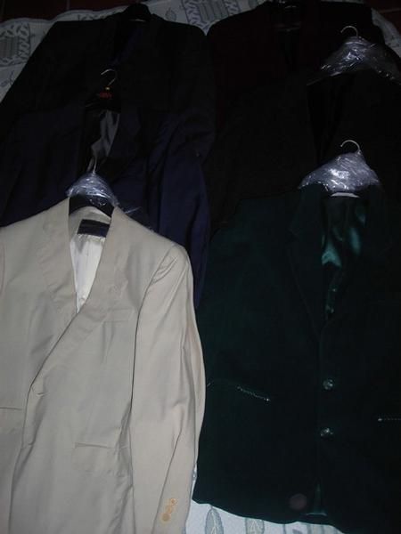 stocks de chaquetas de vestir de caballero