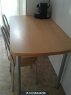 Taula de cuina extensible + 2 cadires - mejor precio | unprecio.es