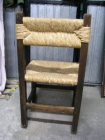 4 sillas madera y mimbre - mejor precio | unprecio.es