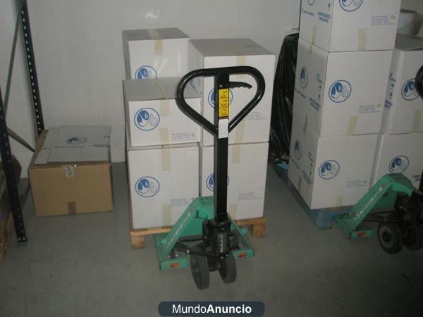 LOTE  CHOLLO TRANSPALETA MANUAL Y ELECTRICA