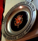 mundial de futbol-españa 1982 plato de acero. - mejor precio | unprecio.es