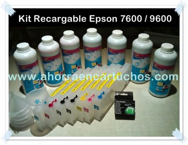 Cartuchos Recargables Epson Pro 7600 / 9600