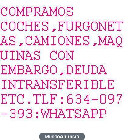 compramos camiones coches furgonetas para exportar