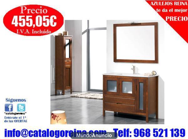 Mueble de baño BRUJAS 100 Nogal  en Córdoba