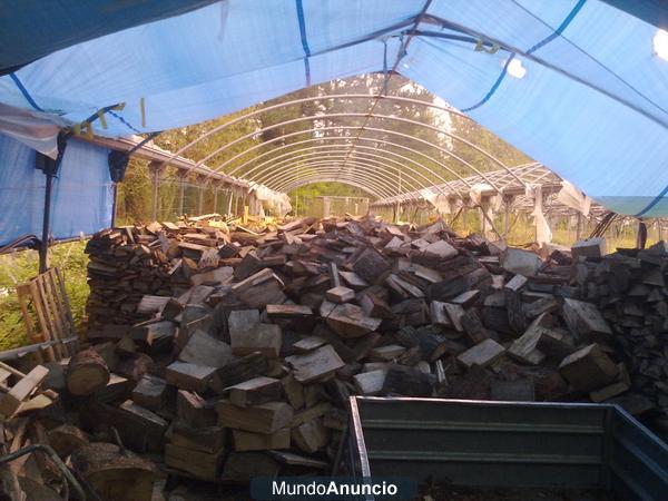 Venta de Leña Seca de Encina Roble y Haya troceada a domicilio