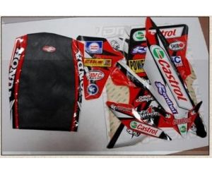 HONDA Kit de adhesivos con funda antideslizante para Honda TRX 450.