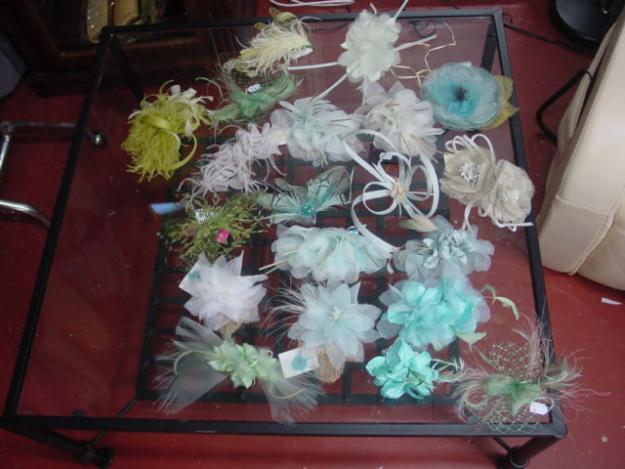 Tocados flores ceremonia fiestas bodas