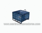 Contenedor metalico 1000x1000x860/600mm. Ocasion - mejor precio | unprecio.es