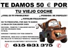 Desguace... Servicio de desguace Agustin R.S.... Te damos 50 euros - mejor precio | unprecio.es