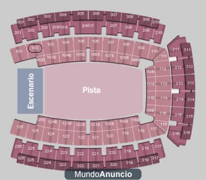 2 ENTRADAS RED HOT CHILI PEPPERS CERCA ESCENARIO
