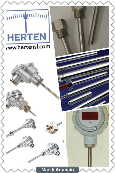 RESISTENCIAS ELECTRICAS DE INMERSION Y CARTUCHOS CALEFACTORES HERTEN