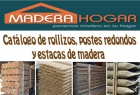 Rollizos, postes redondos y estacas de madera - mejor precio | unprecio.es