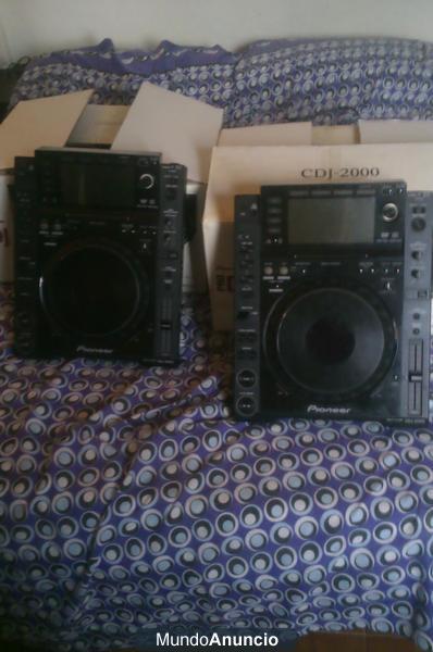 vendo platos cd pionner cdj 2000