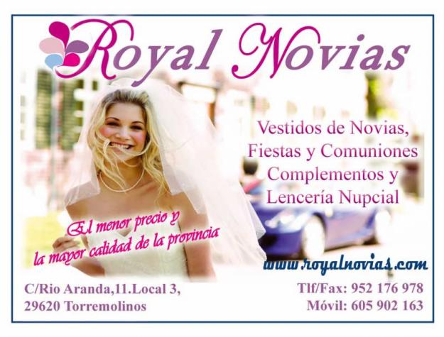 Franquicia vestido de novias, fiesta, complementos, lenceria nupcial