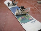 Tabla Snowboard 1´43 WAVE SD France con 
Fijaciones EMERY, - mejor precio | unprecio.es