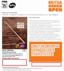 Entradas final madrid open - mejor precio | unprecio.es