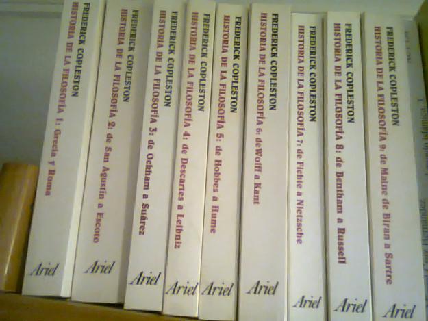 Historia de la filosofía, colección completa por 90 €
