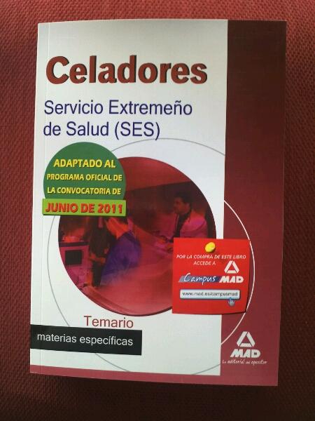 Venta libro oposiciones celadores servicio extremeño de salud